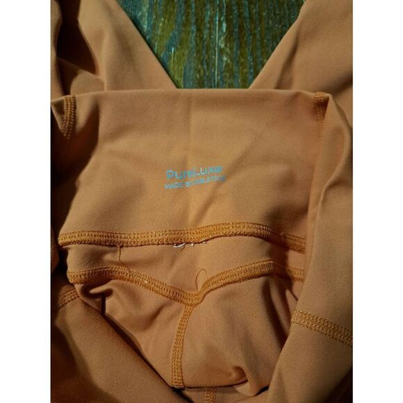 New XS Fabletics Burnt Ochre The Oasis PureLux High Waist Leggings NWOT - Picture 8 of 8
